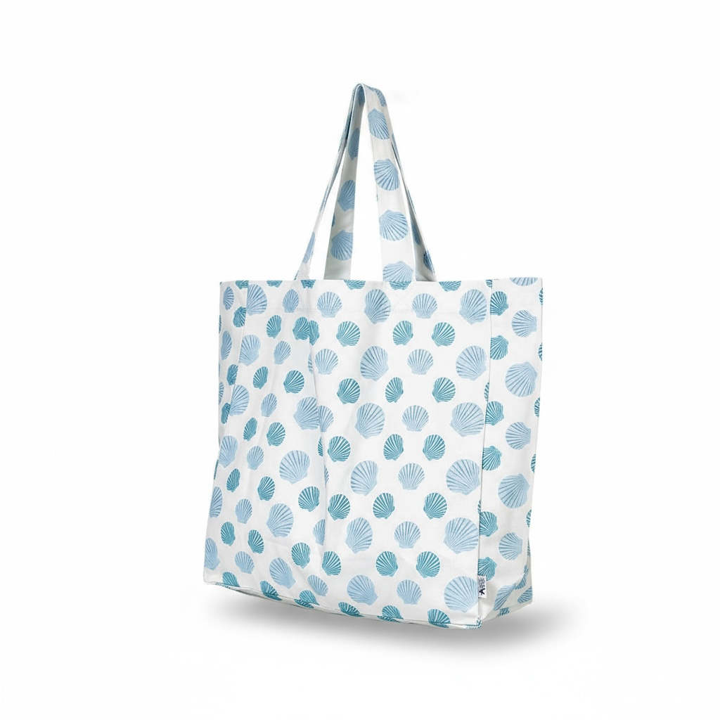 nantucket bay scallop tote bag