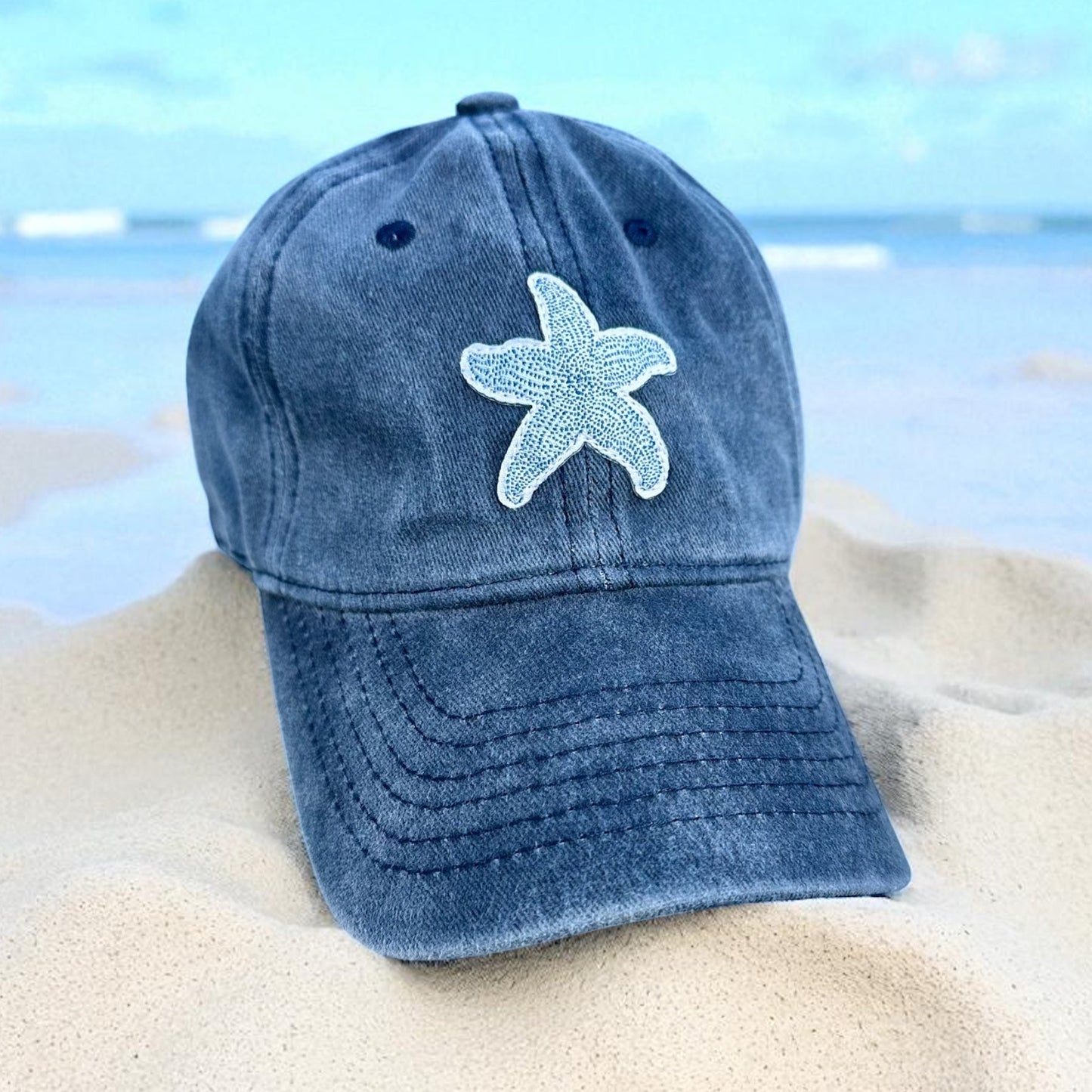 sconset starfish navy hat