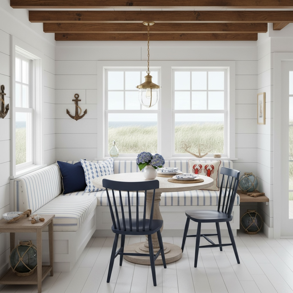 Tarpon Bay pillow sham 22x22 in linen cotton with tulip shell stripe classic fold edge