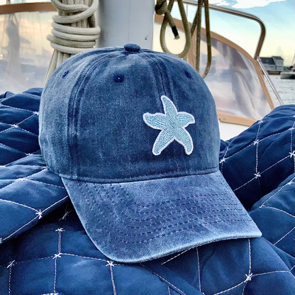 sconset starfish navy hat