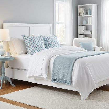 Nantucket bay scallop pillow sham 22x22 in linen cotton with tassel edge