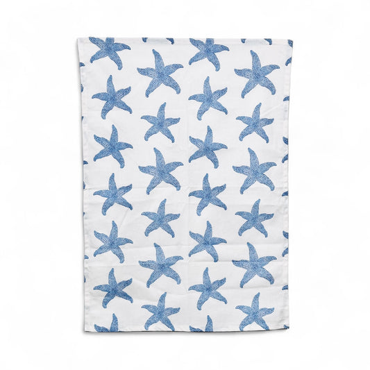 sconset starfish tea towel