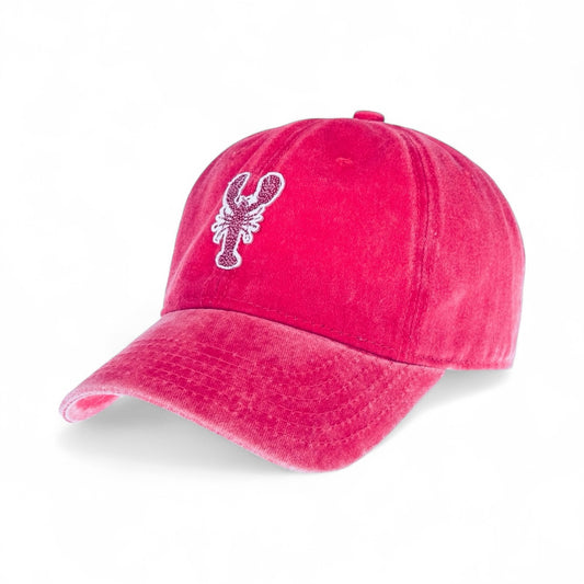 confetti lobster hat - red