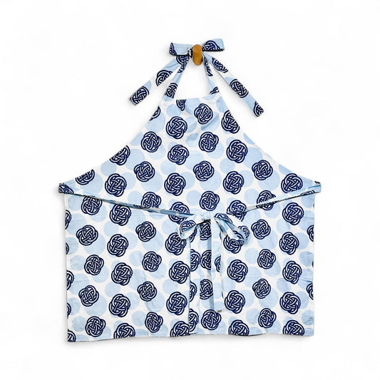 newport knots and dots apron