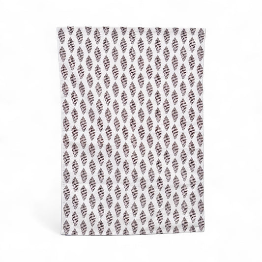 sanibel sand junonia cocoa tea towel