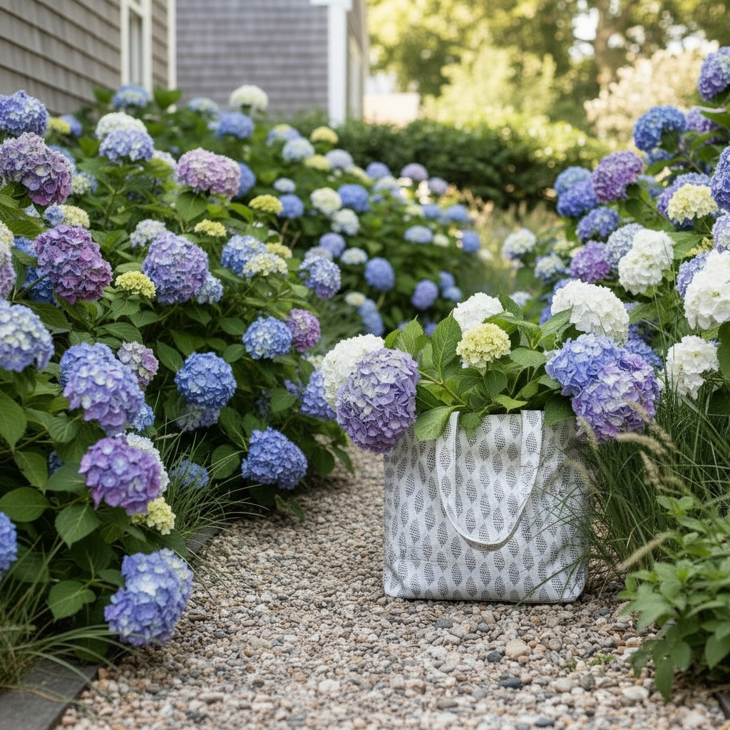 Sanibel junonia tote bag in eco-friendly cotton with cocoa shell pattern