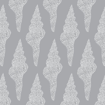 Sunshine Coast Spindle Shell pattern with delicate shell and ocean swirl design
